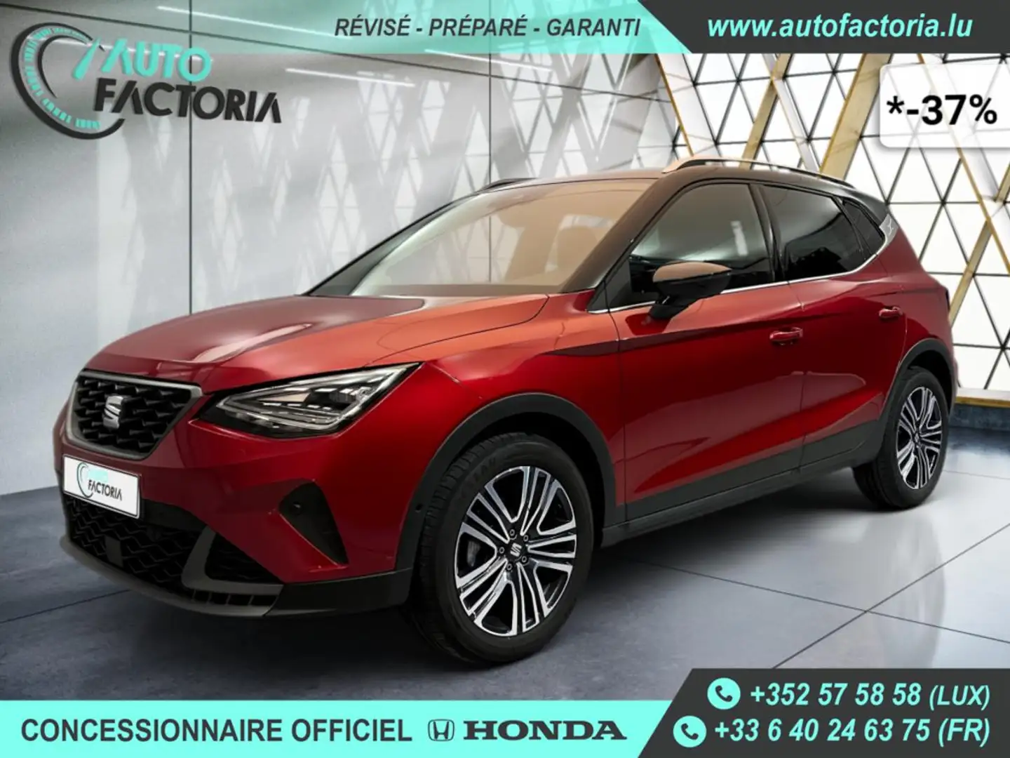 SEAT Arona -37% 1.0 TSI 110cv FR +GPS+CAM+PARK ASSIST+Opts Rot - 1