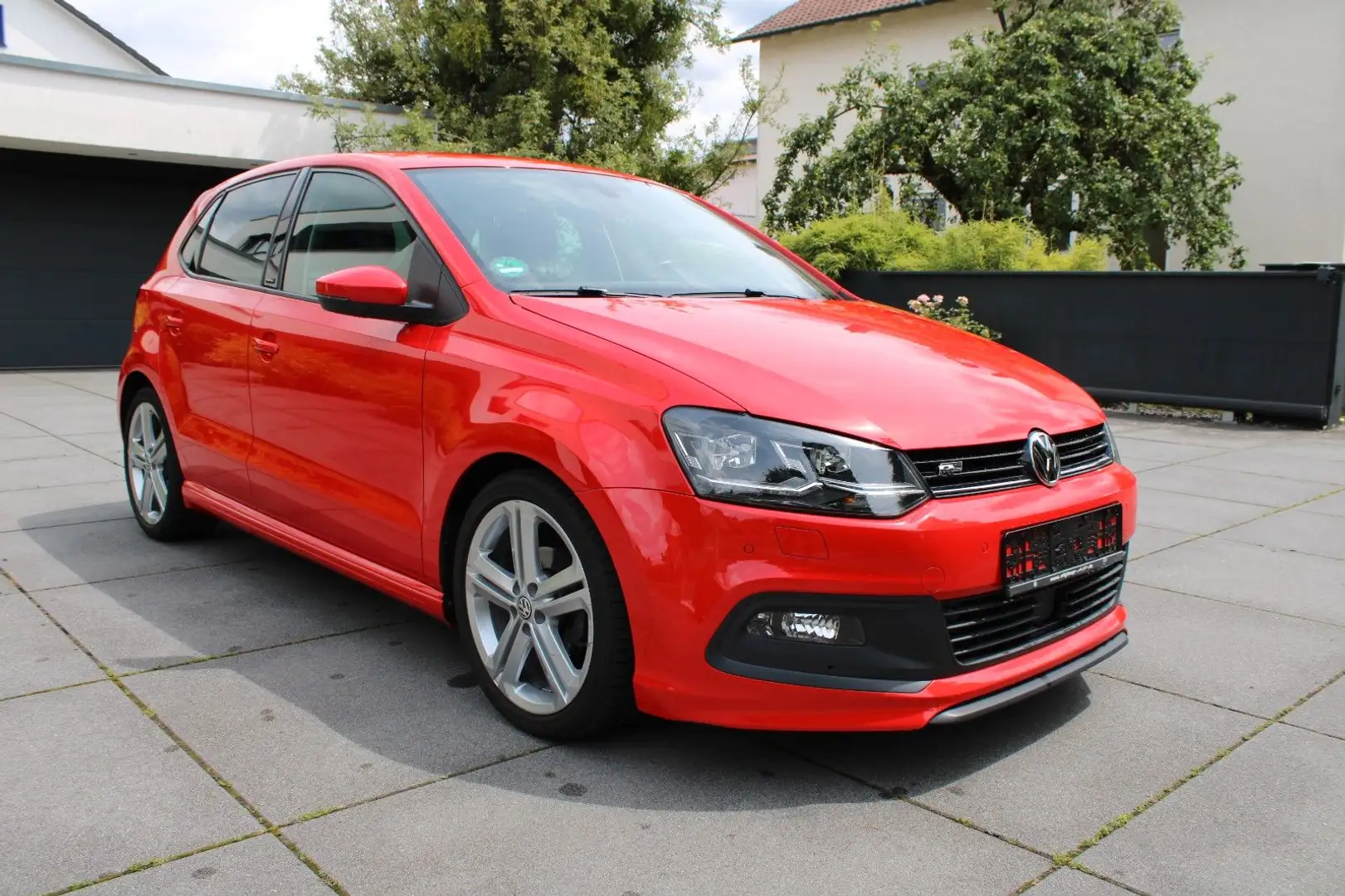 Volkswagen Polo V Allstar **LED/NAVI/SHZ/R-LINE** Rood - 2