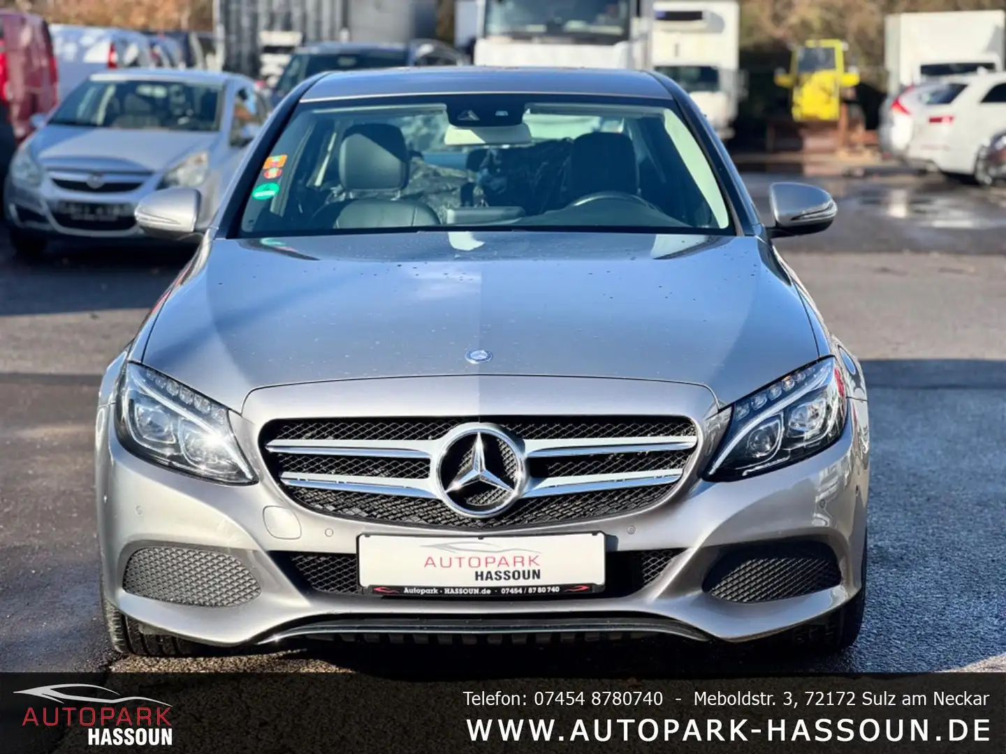 Mercedes-Benz C 250 CGI TÜV 05/27 Garantie LED AHK Navi Tempo Klimaaut Argintiu - 2