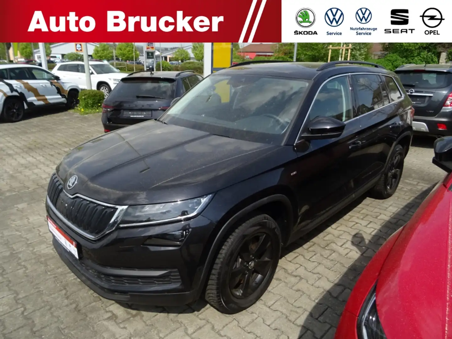 Skoda Kodiaq Clever 4x4 2.0 TDI Navi Alu LED ACC SHZ Noir - 1