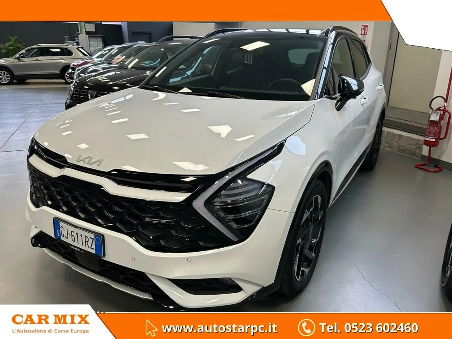 Kia Sportage 1.6 crdi mhev GT-line Panorama Sunroof awd dct Blanc - 1