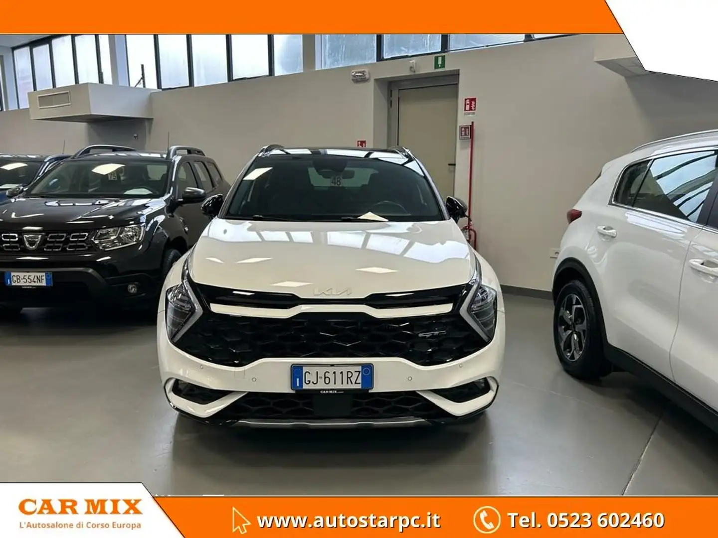 Kia Sportage 1.6 crdi mhev GT-line Panorama Sunroof awd dct Blanc - 2