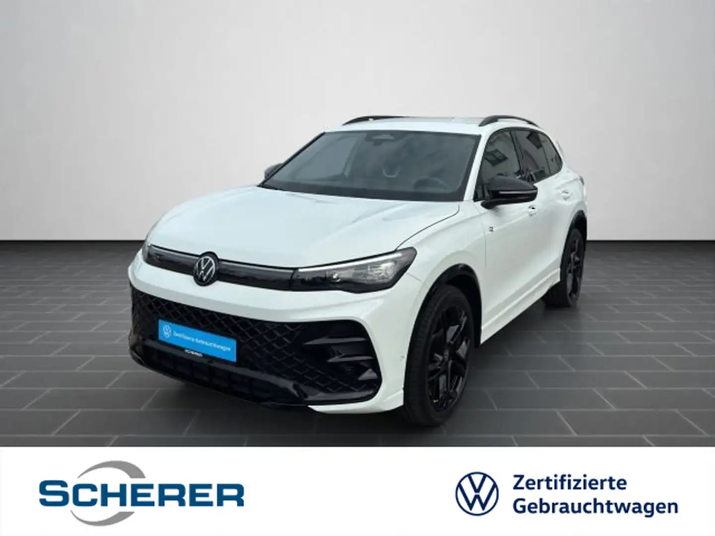 Volkswagen Tiguan R-Line 2.0 TDI DSG BLACK STYLE AHK NAVI I Weiß - 1
