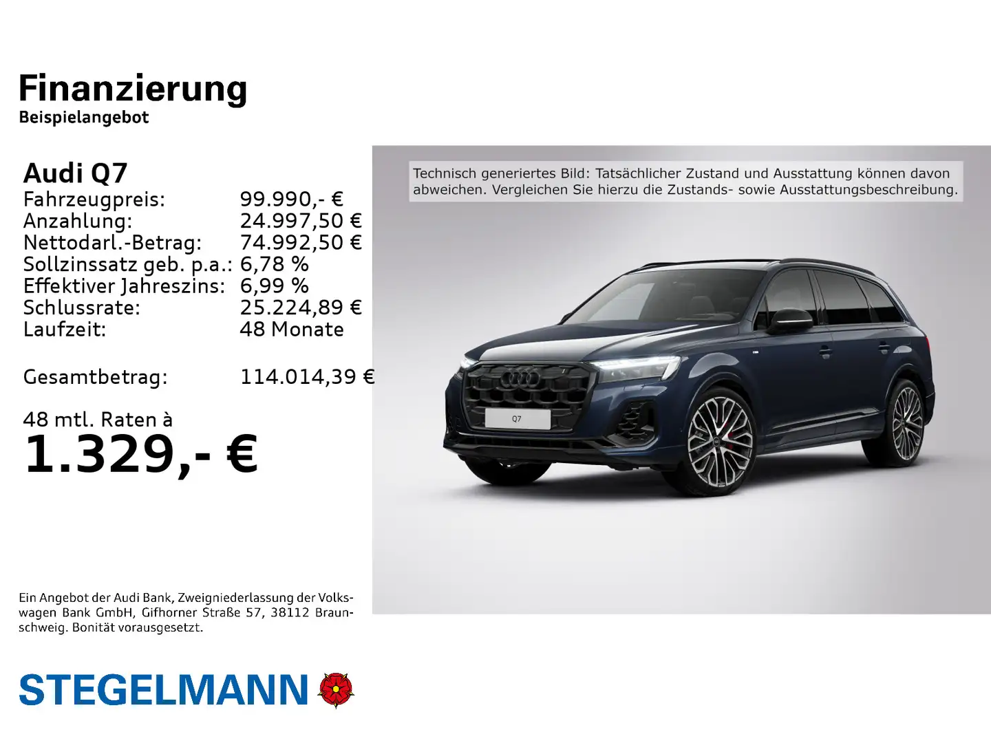Audi Q7 Audi Q7 SUV S line TFSI e quattro tiptronic P Blau - 2