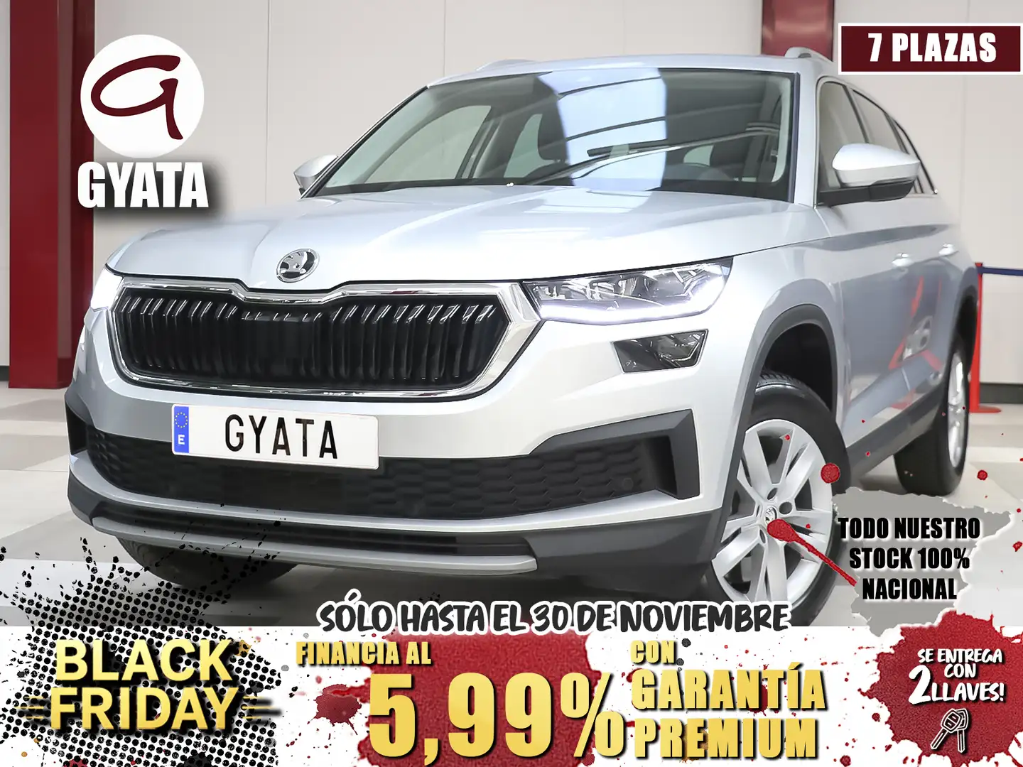 Skoda Kodiaq 2.0TDI AB tech Ambition 4x2 DSG 110kW Zilver - 1