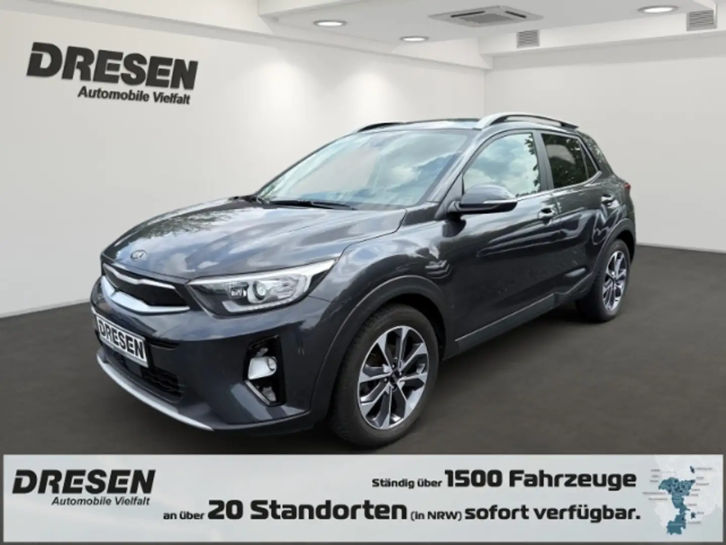 Kia Stonic Spirit 1.0 T-GDI Navi+Kamera+Sitzheizung Grau - 1
