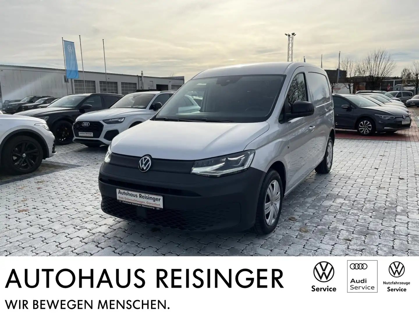 Volkswagen Caddy 2.0 TDI DSG Cargo (Navi+LED+PDC+STH) Klima Navi Silber - 1