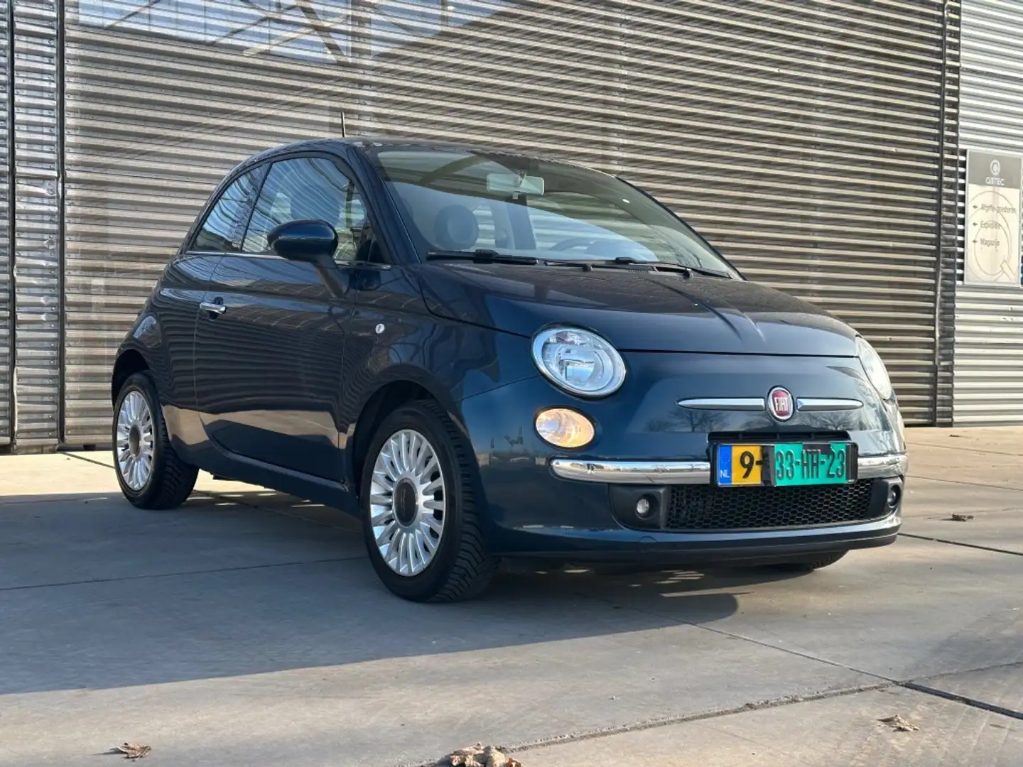 Fiat 500 0.9 TWINAIR LOUNGE AIRCO/LM VELGEN !! Blau - 2