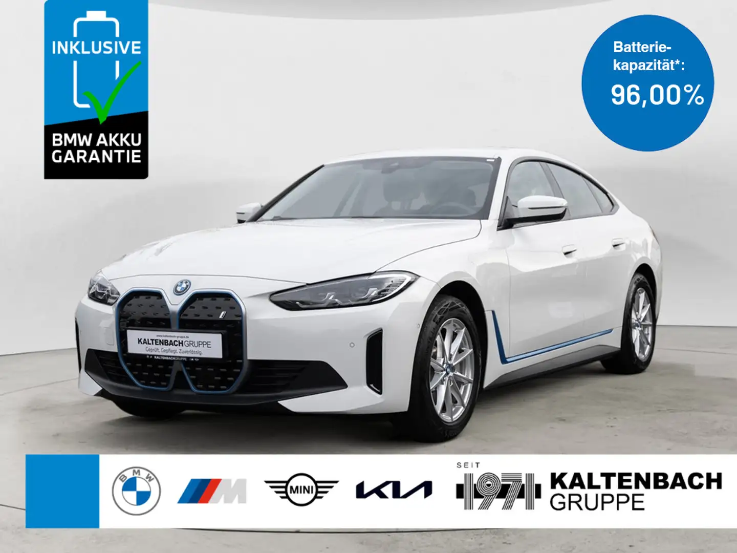 BMW i4 eDrive 40 Gran Coupe LED ACC KAMERA SHZ Blanc - 1
