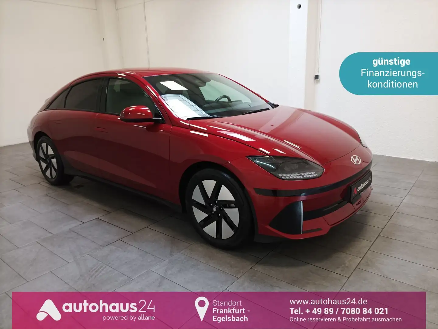 Hyundai IONIQ 6 Techniq  Navi|HUD|CAM|Matrix Red - 1