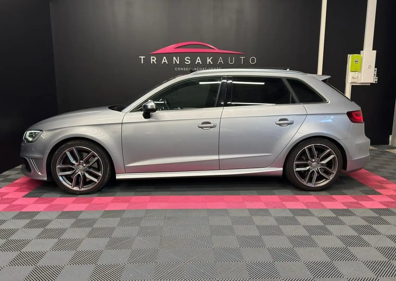 Audi S3 SPORTBACK 2.0 TFSI 300ch Quattro S-Tronic 6 ORIGINE FRANCE SUIVI COMPLET RÉVISION À JOUR Gris - 2