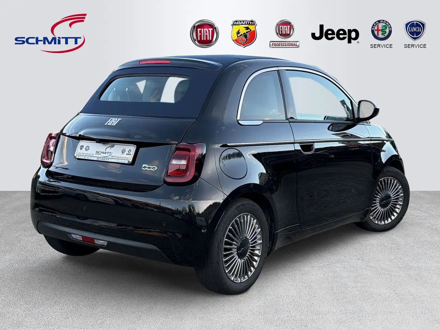 Fiat 500e Elektro Cabrio * Batteriezertifikat * Schwarz - 2