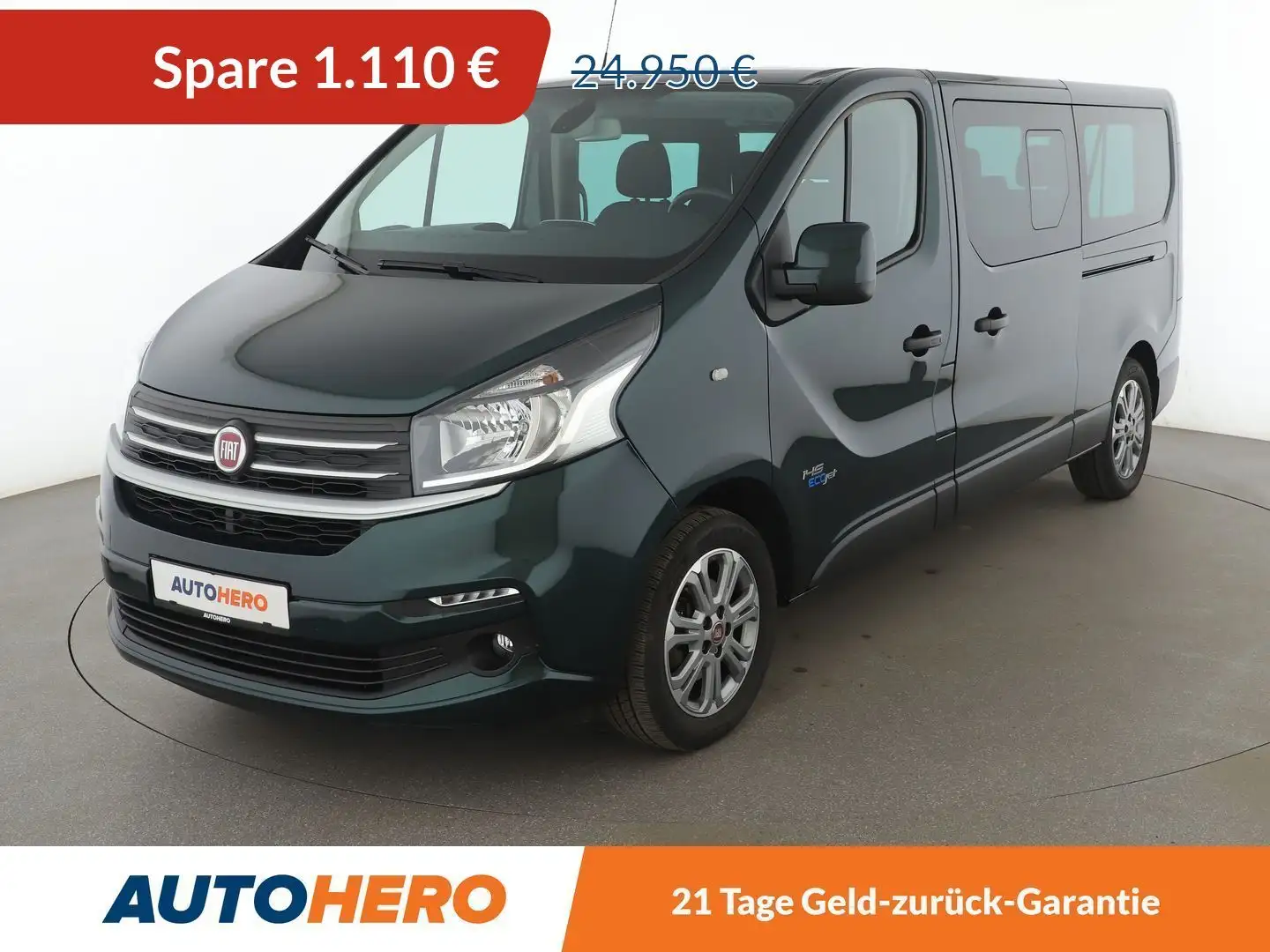 Fiat Talento 1.6 TwinTurbo Diesel Ecojet L2H1 1,2t Family *NAVI Verde - 1