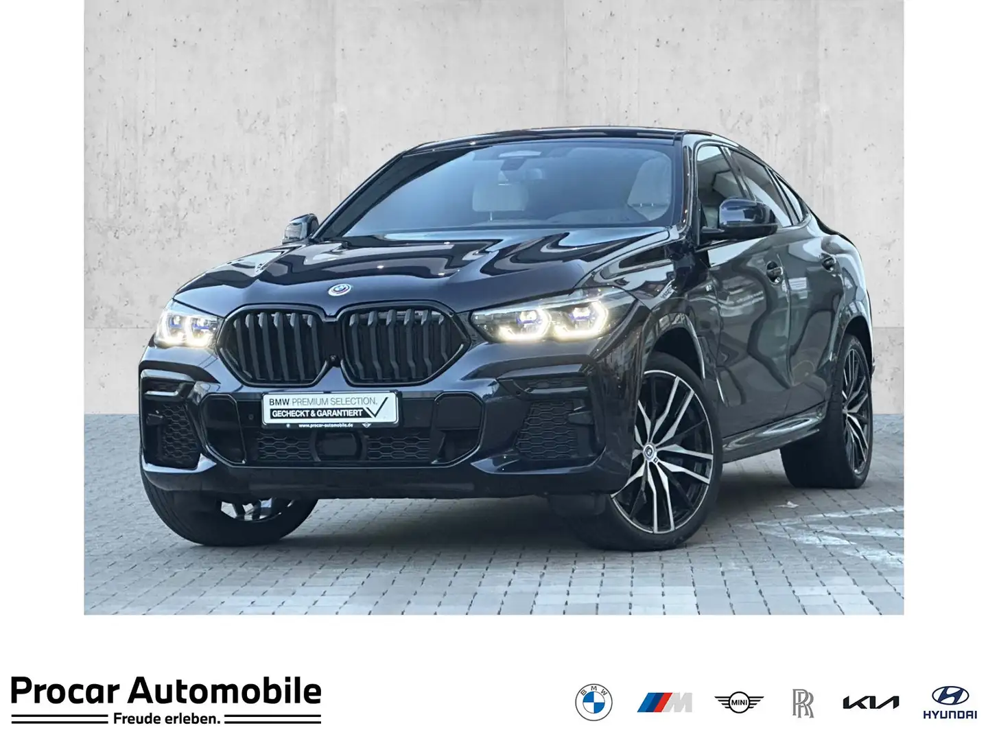 BMW X6 xDrive40d M Sport Laser DA Prof PA+ HuD Pano Noir - 1