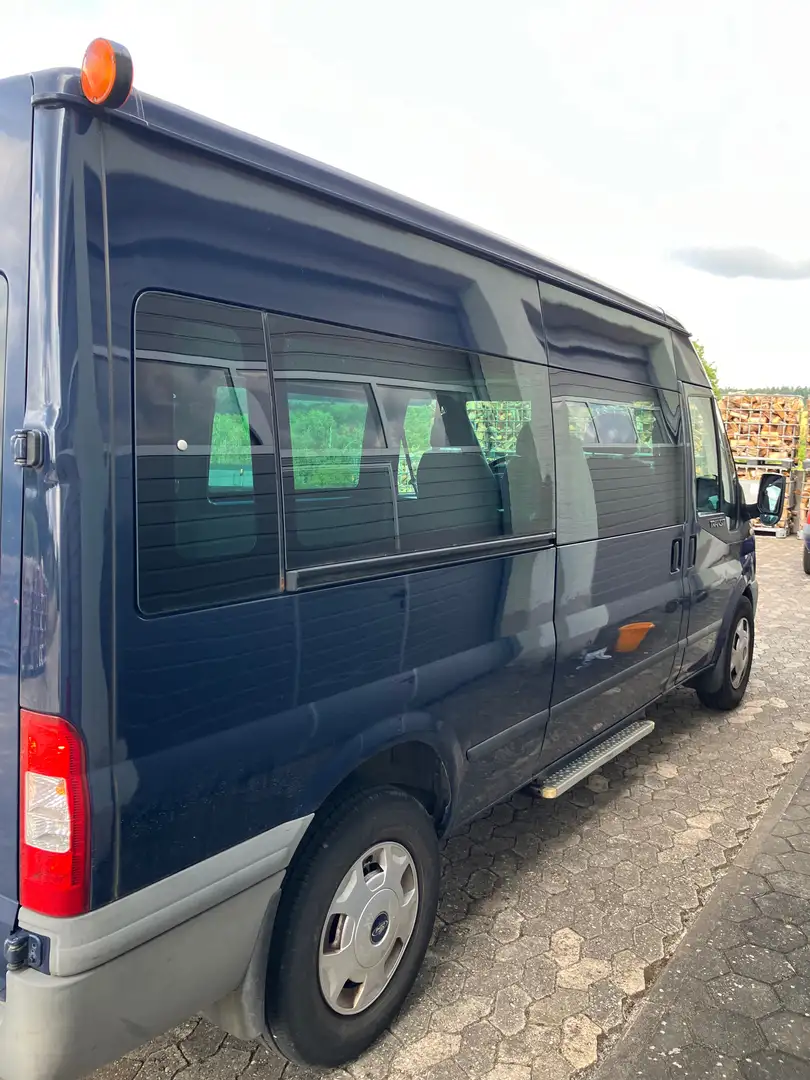 Ford Transit Bus Diesel 140PS- 9 Sitzer 6 Einzelsitze - 133000km Blau - 2