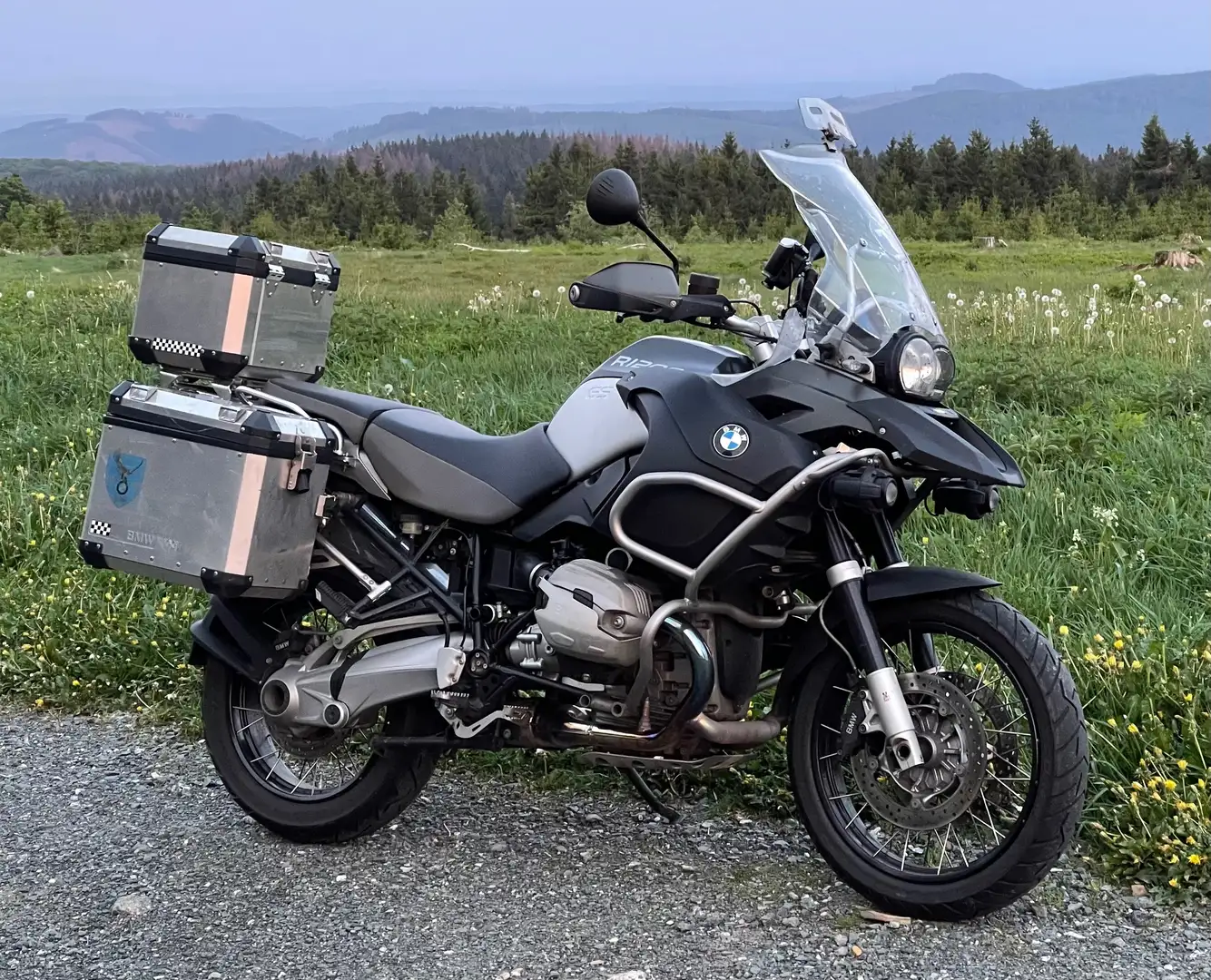 BMW R 1200 GS Adventure Vollausstattung, rauchgrau metallic Argent - 2