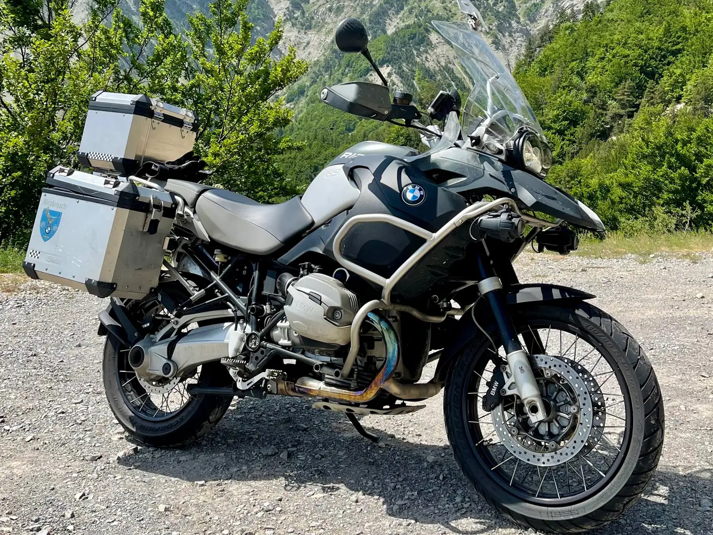 BMW R 1200 GS Adventure Vollausstattung, rauchgrau metallic Argent - 1