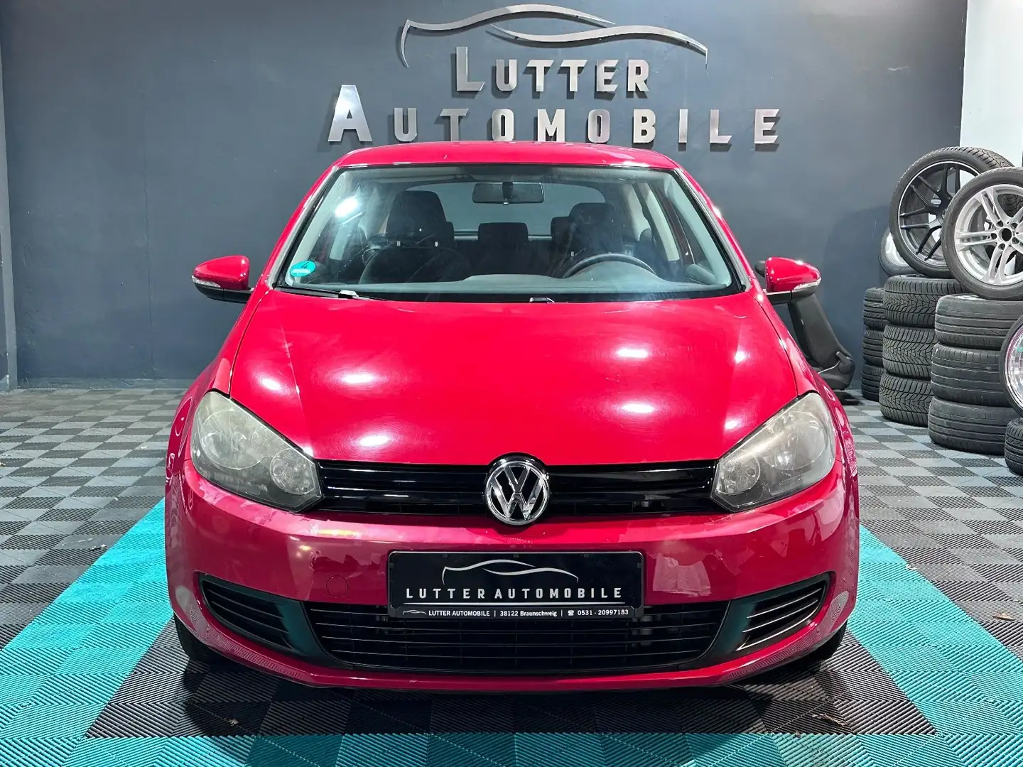 Volkswagen Golf VI Trendline*KLIMA* 49TKM* Rojo - 2