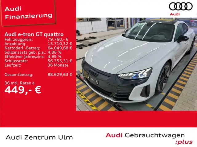 Audi e-tron GT e-tron GT RS qu. PANO LUFT B&O HuD MATRIX 21"