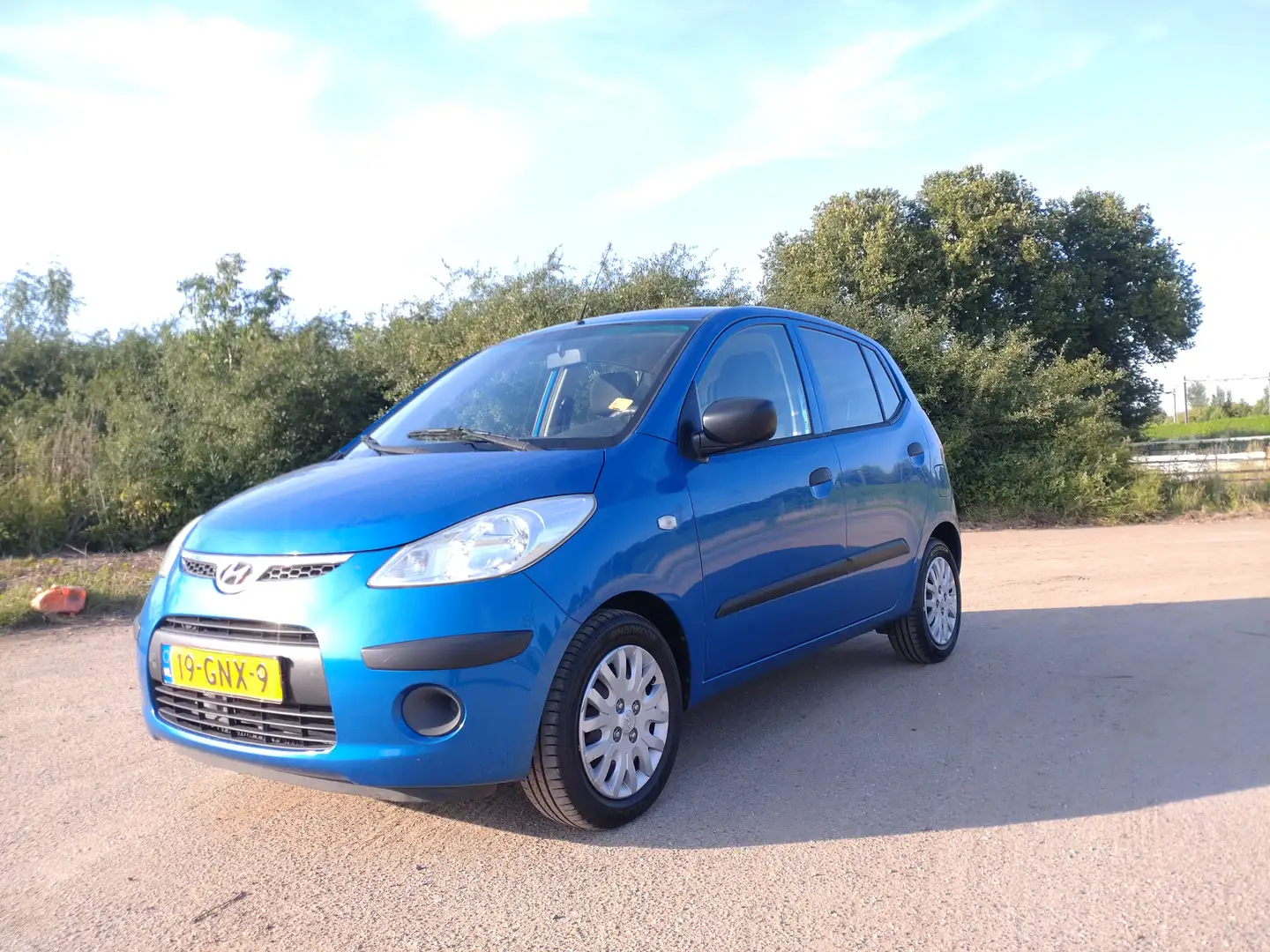 Hyundai i10 1.1 Active Cool 5DR AUT 2008 Blauw Airco Blauw - 1