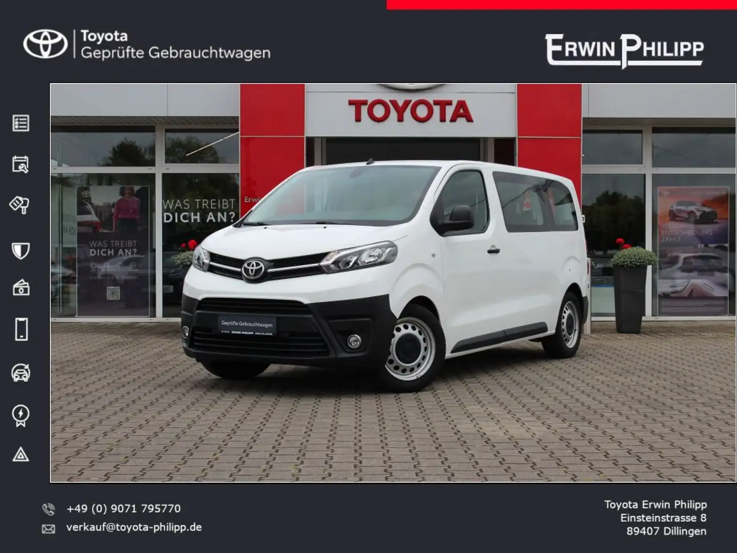 Toyota Proace L1 Comfort *9 Sitze*Apple CarPlay*Android Auto* Wit - 1