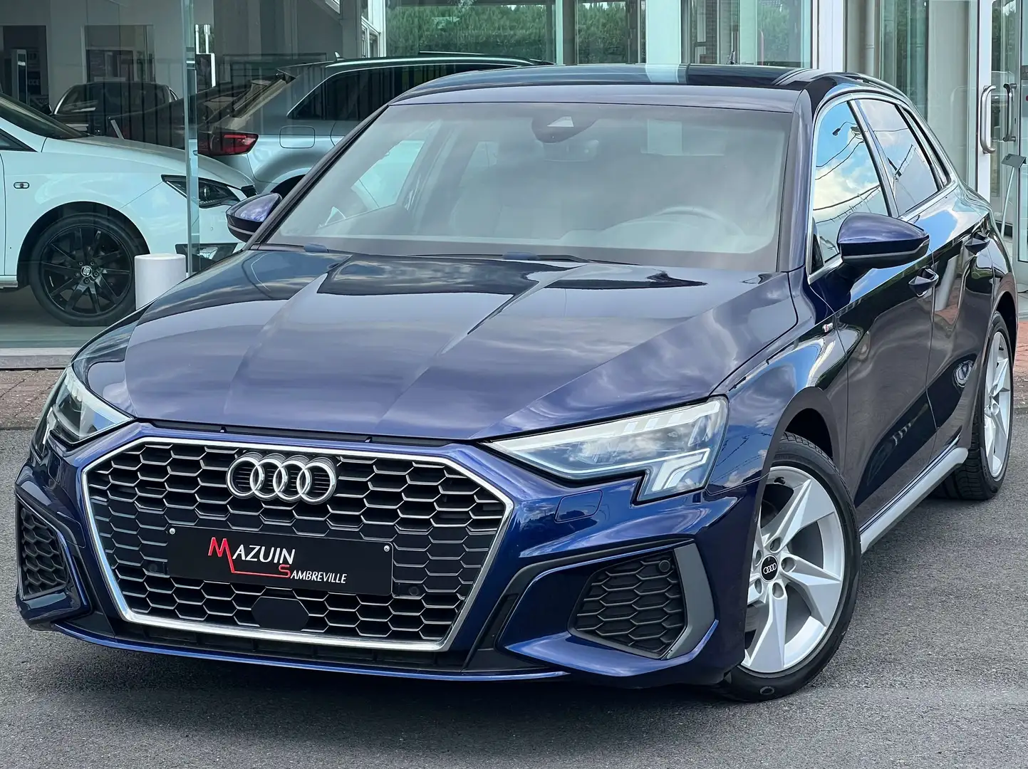 Audi A3 A3 Sportback 35 TDi * S line * S tronic * 1er Prop Bleu - 1