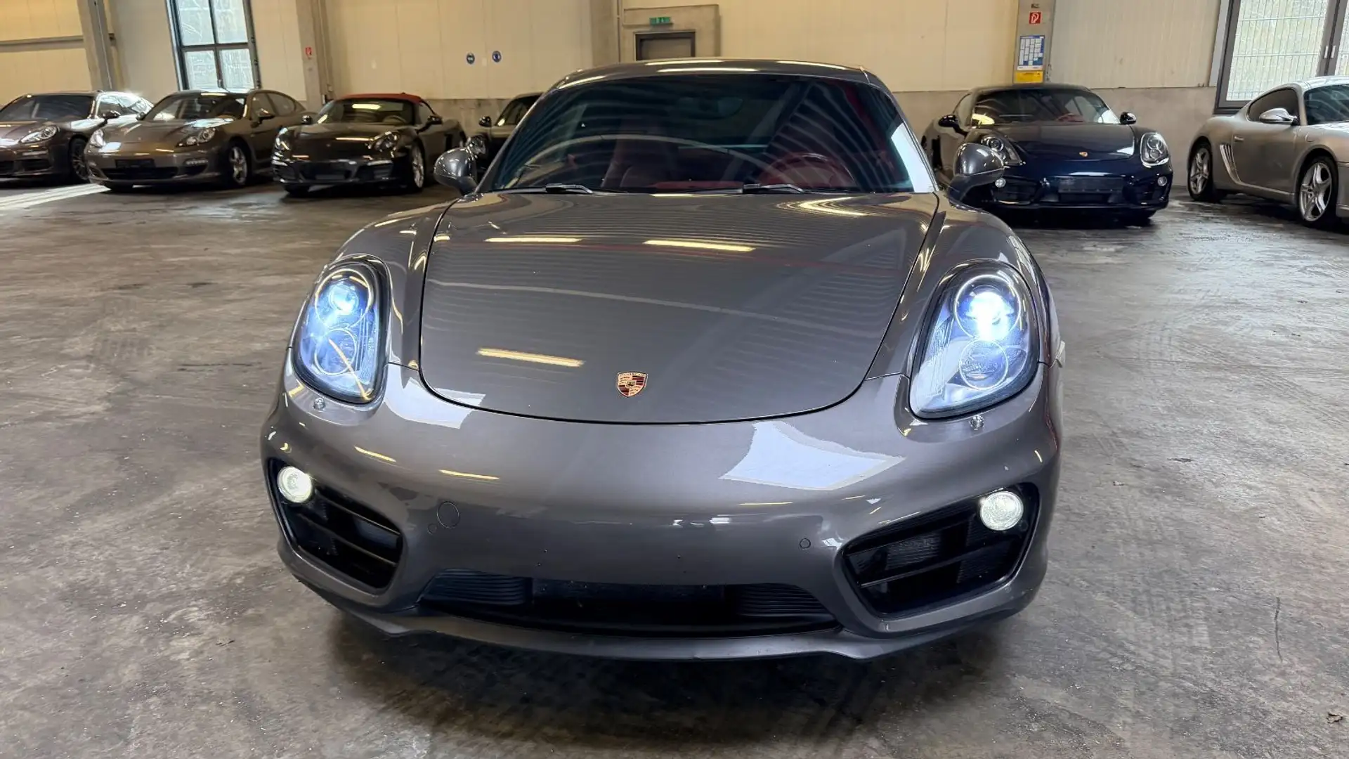 Porsche Cayman Grey/Red! 19% MWST!  Top-Color-Combi! Gris - 2
