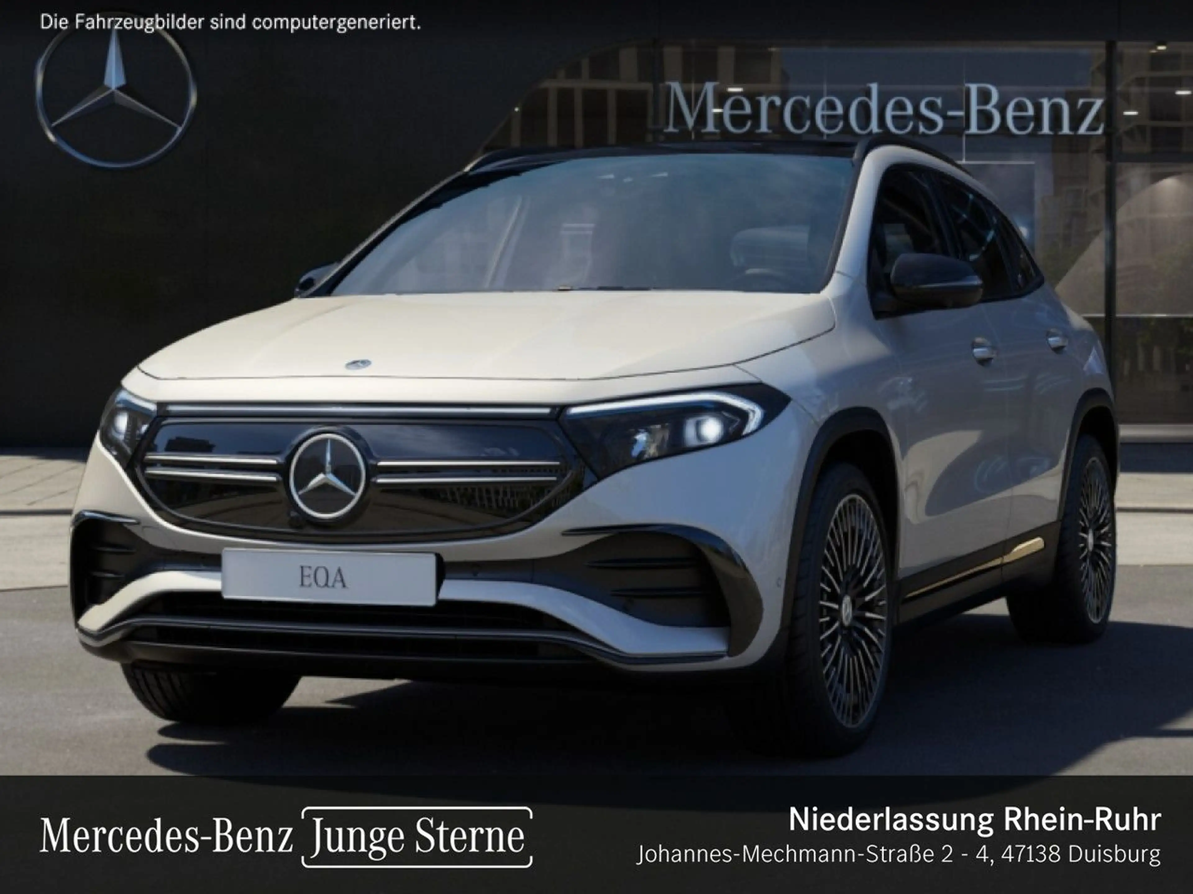Mercedes-Benz EQA 250 AMG+NIGHT+20"+PLUS-PAKET+AHK+PANO+360 — photo 2