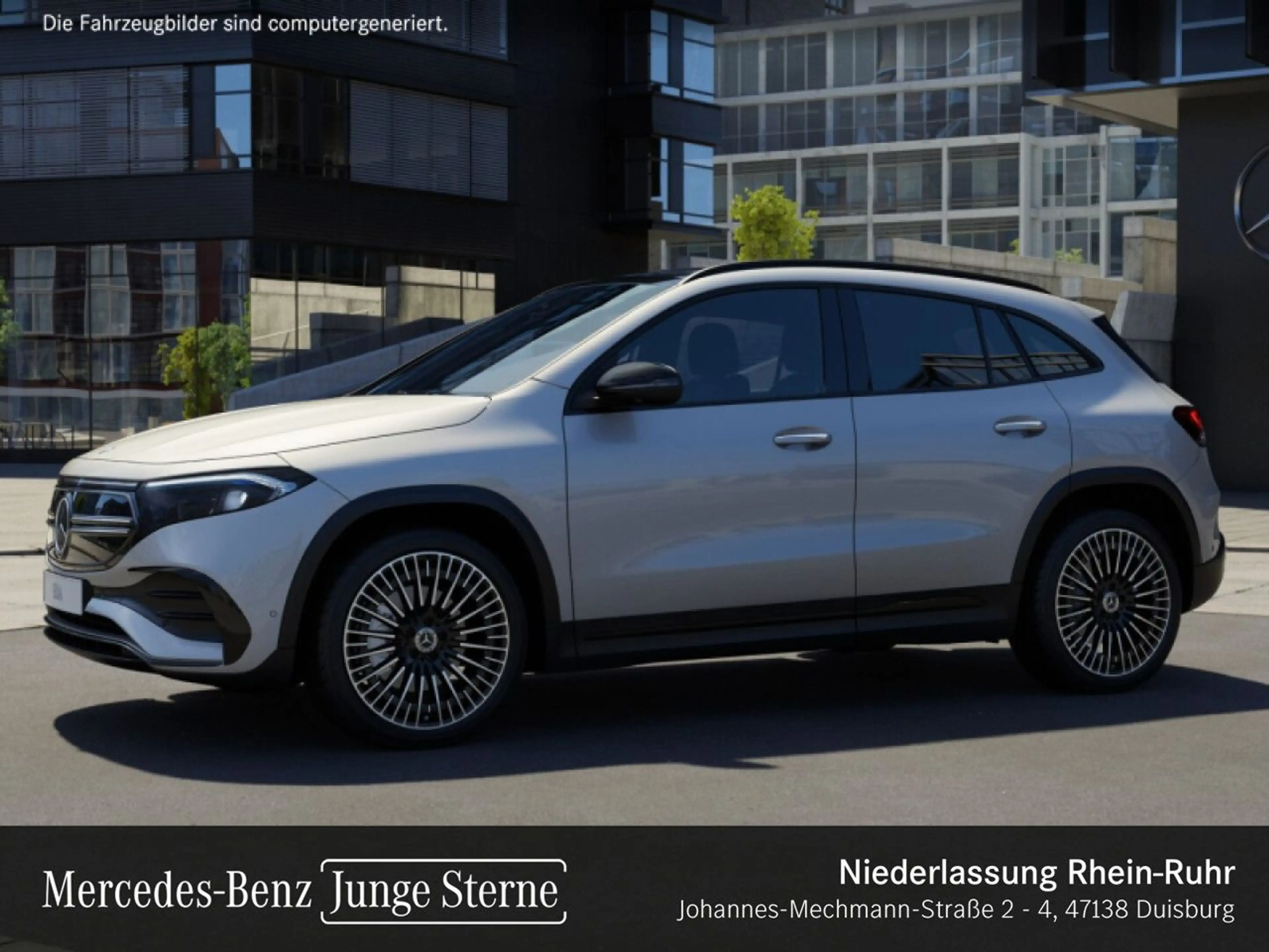 Mercedes-Benz EQA 250 AMG+NIGHT+20"+PLUS-PAKET+AHK+PANO+360 — photo 3