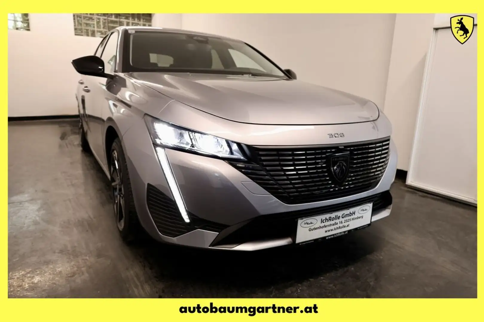 Peugeot 308 Allure Hybrid 136 e-DCS6 Gris - 1