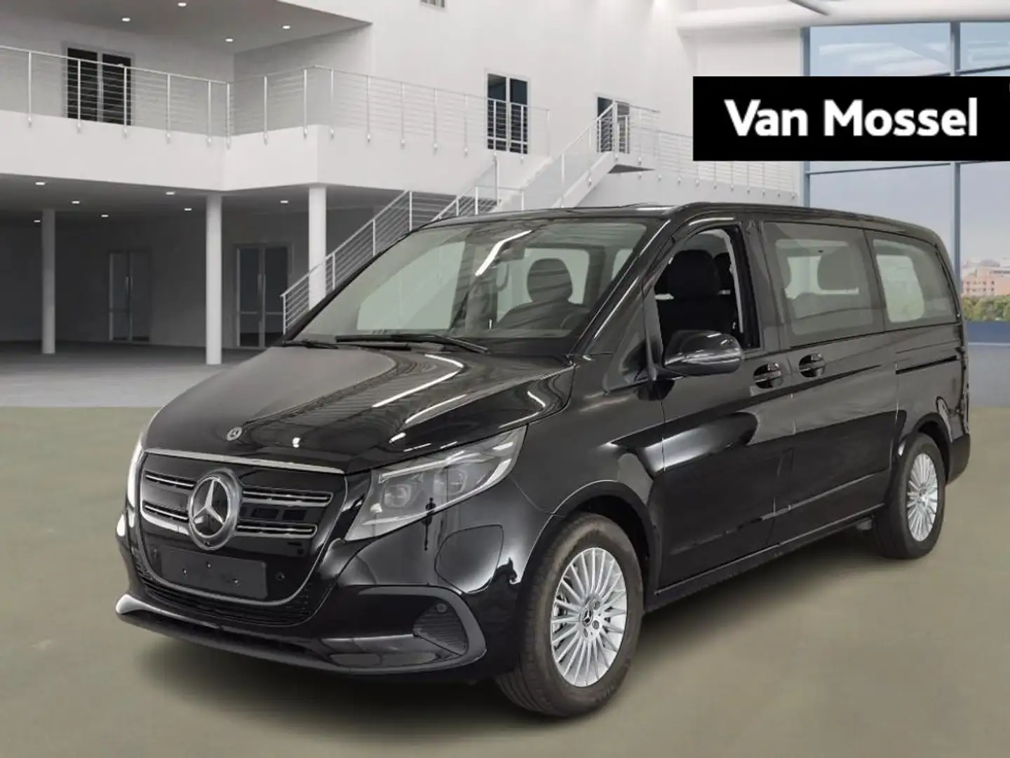 Mercedes-Benz EQV 300 L2 90KWH FACELIFT DISTRONIC+6PLTS+ALU+LED KOPLAMPE Zwart - 1