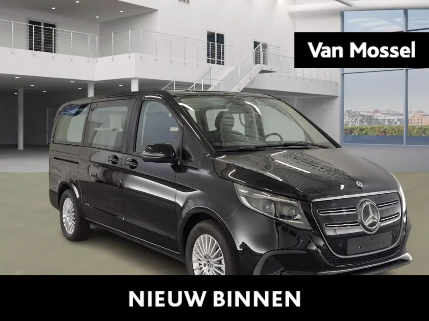 Mercedes-Benz EQV 300 L2 90KWH FACELIFT DISTRONIC+6PLTS+ALU+LED KOPLAMPE Zwart - 1