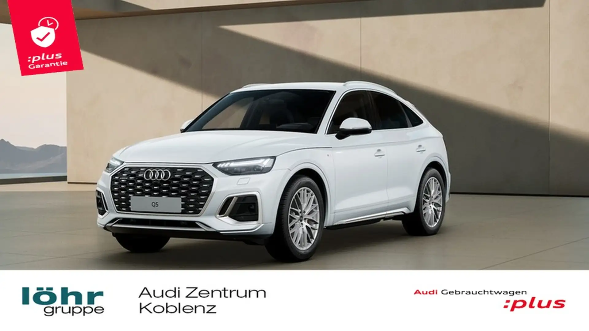 Audi Q5 Sportback 40 TFSI S line Matrix AHK ACC Navi Weiß - 1