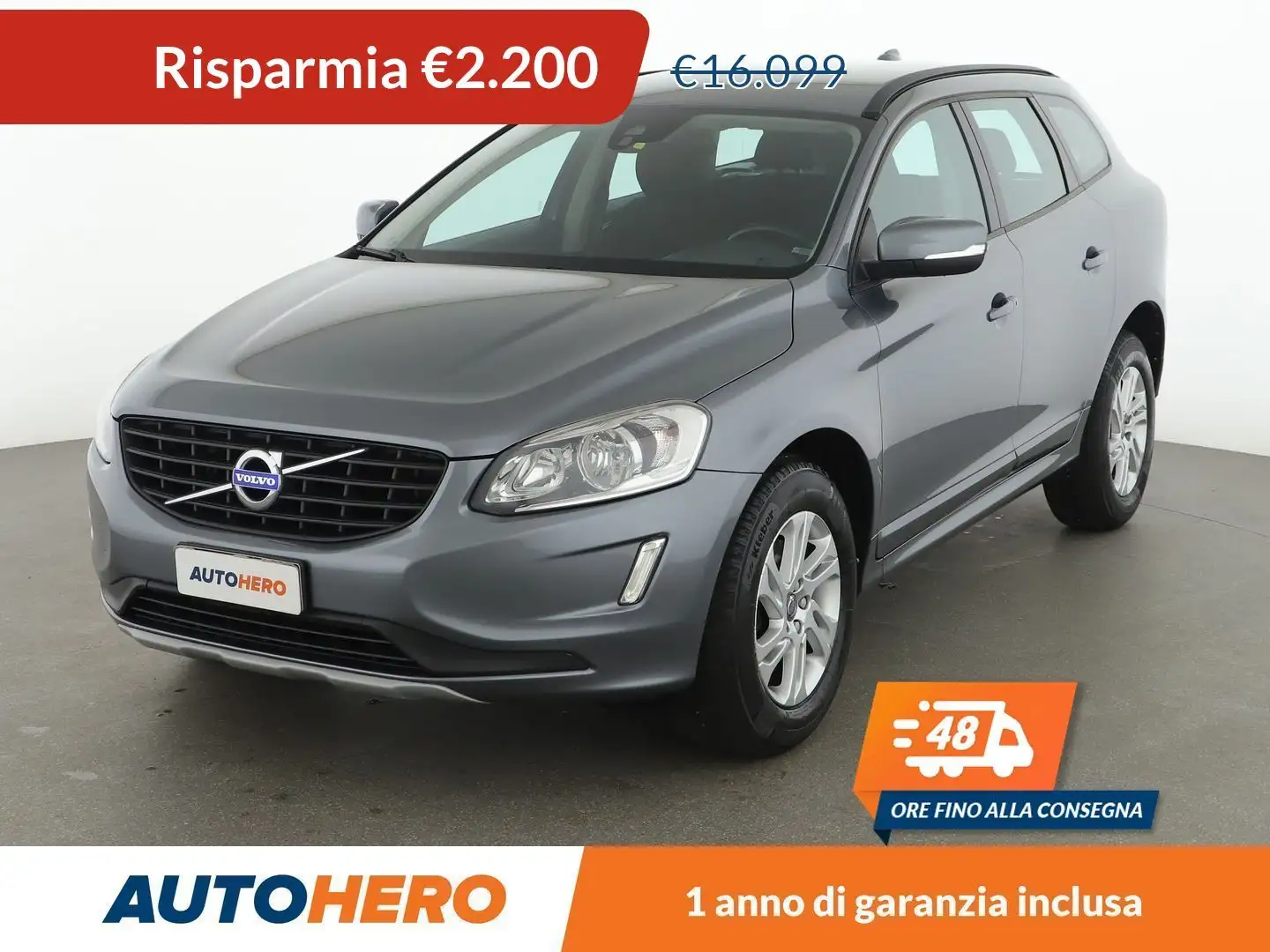 Volvo XC60 2.0 D3 Kinetic 2WD Gris - 1