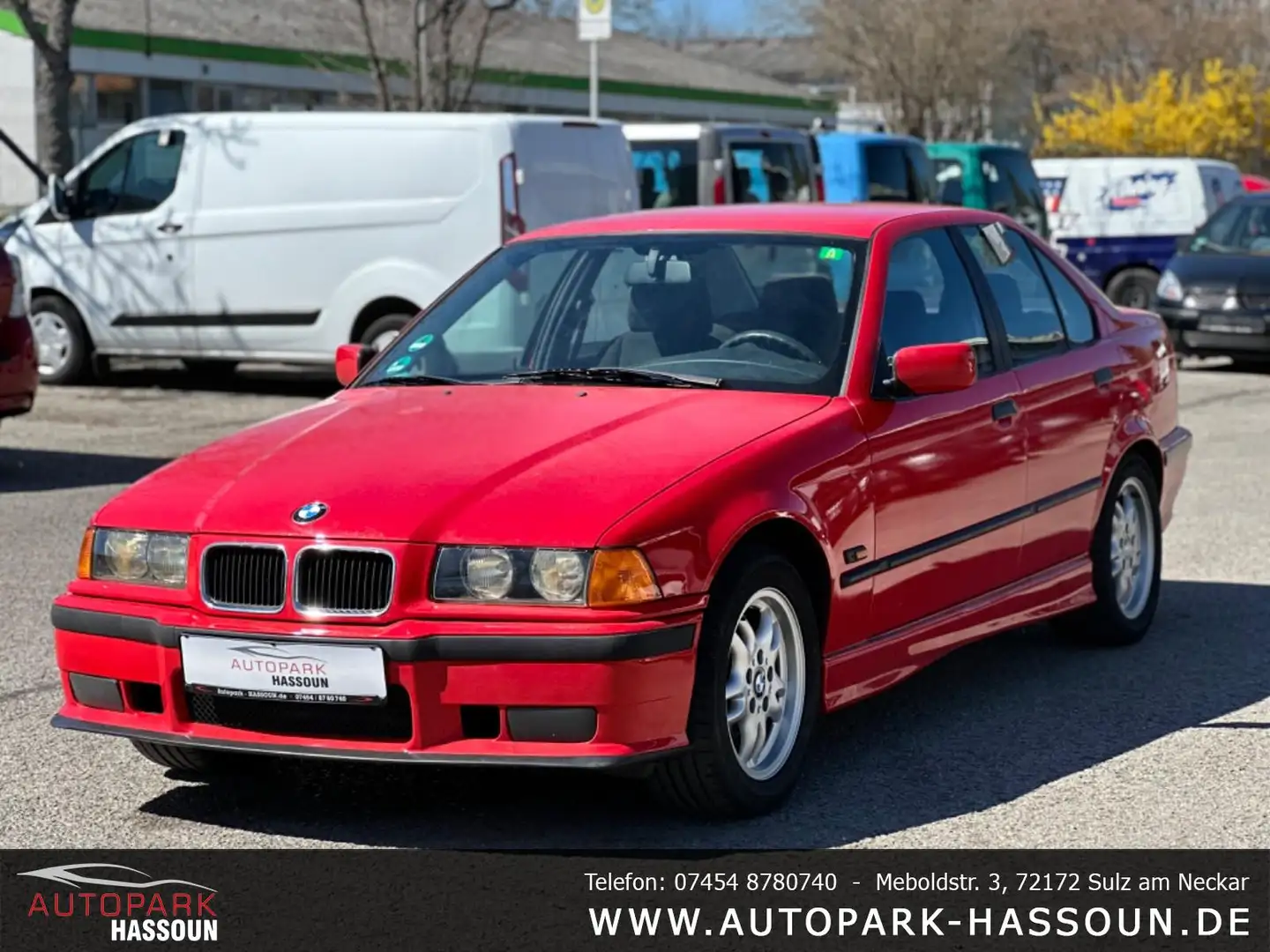 BMW 316 i M-Paket Klimaaut. Radio-Kasette 4-Sitz. Roşu - 1