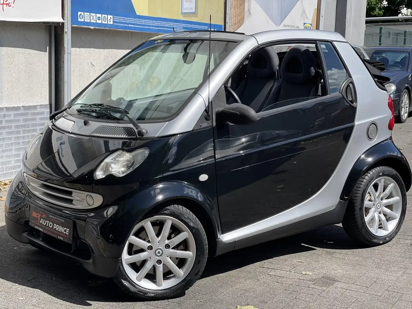 smart forTwo cabrio+ FACELIFT+ KLIMA+ TÜV NEU+ AUTOMATIK+ E-FEN Zilver - 1