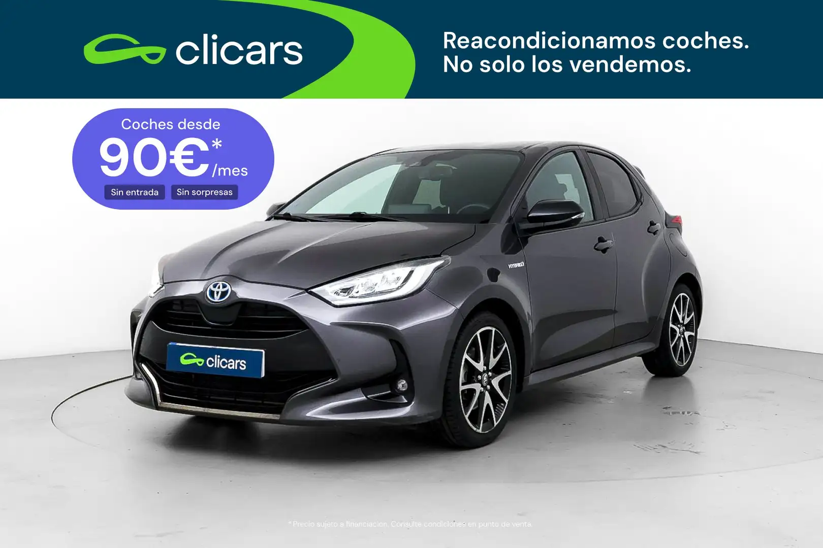 Toyota Yaris 120H 1.5 Style Plus Gris - 1