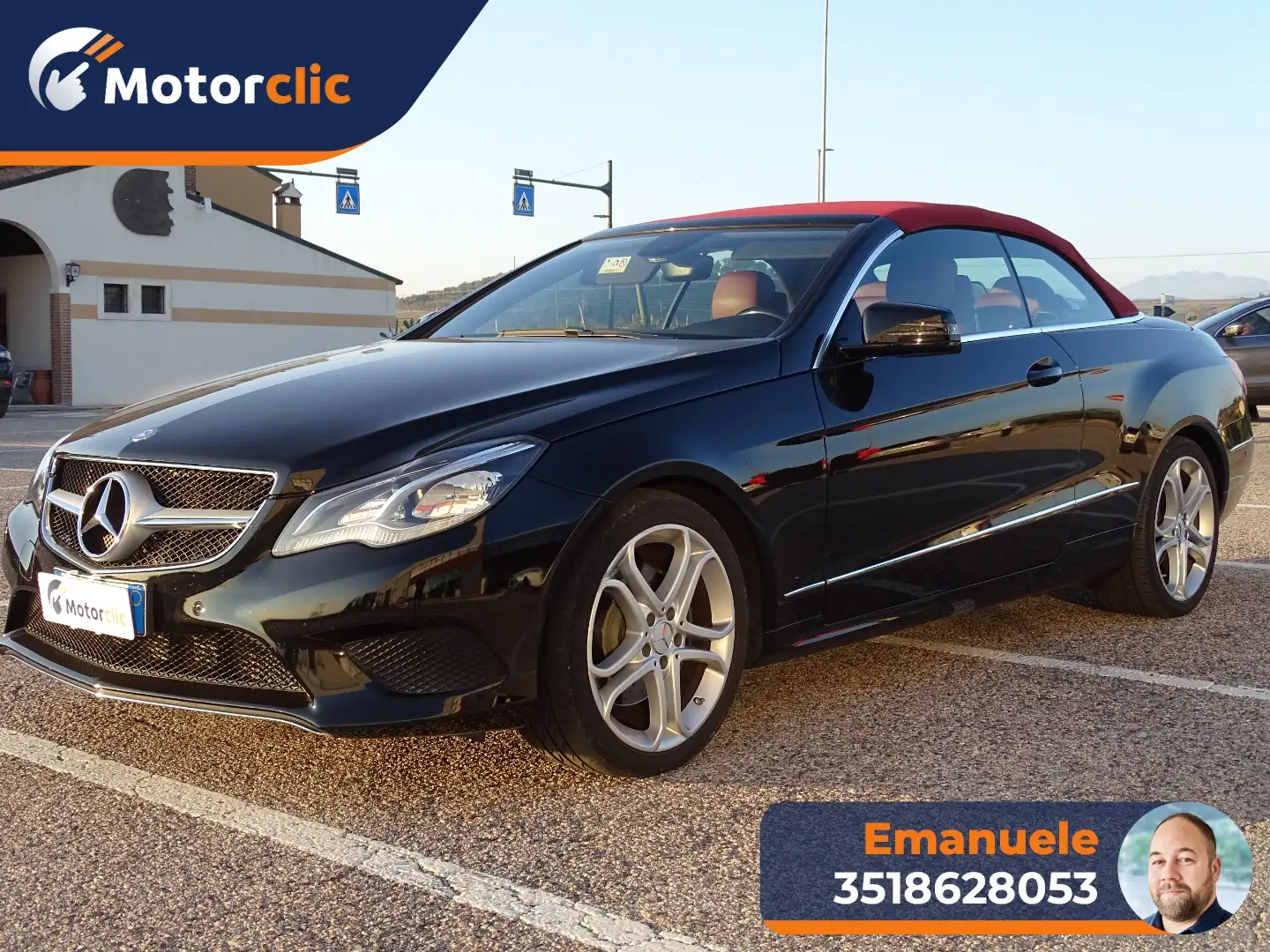 Mercedes-Benz E 200 E 220 BlueTEC Cabrio Premium Rosso - 1