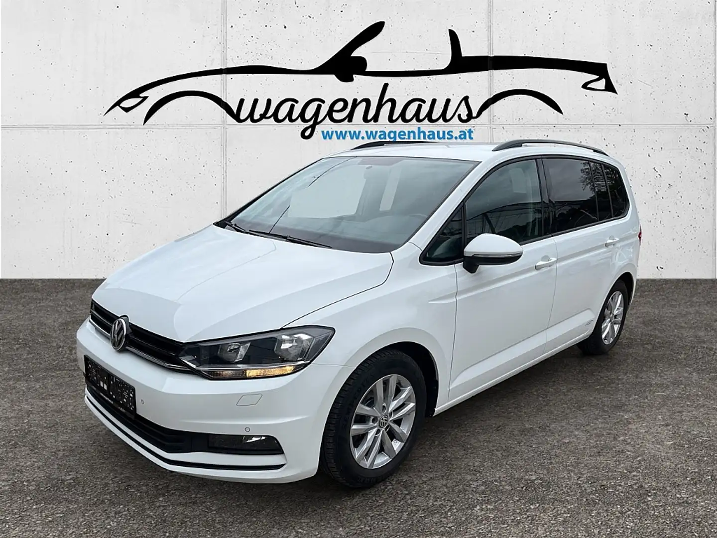 Volkswagen Touran TDI DSG, AHV, Kamera, Kindersitz, Rollos Weiß - 1