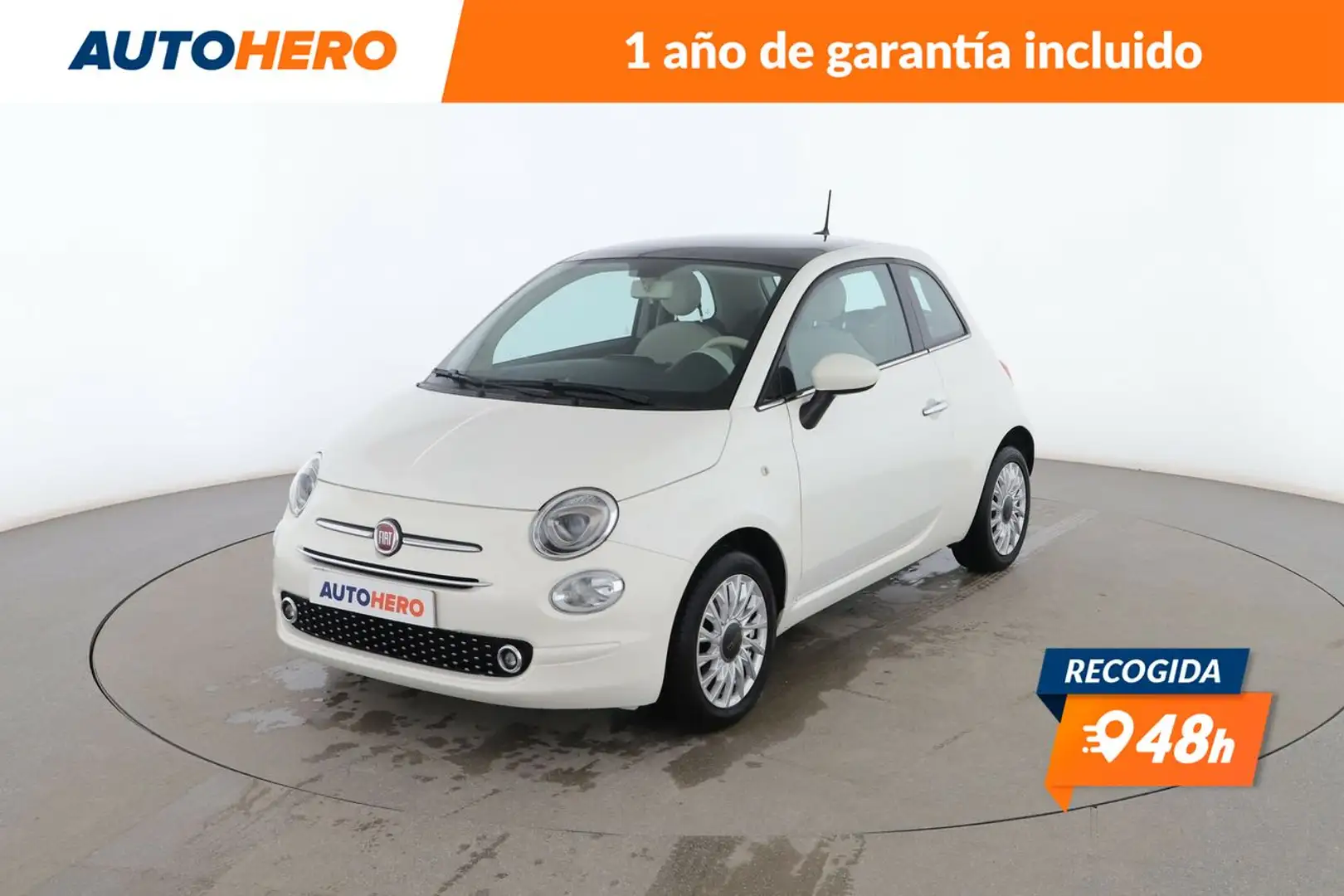 Fiat 500 1.2 Lounge Blanco - 1