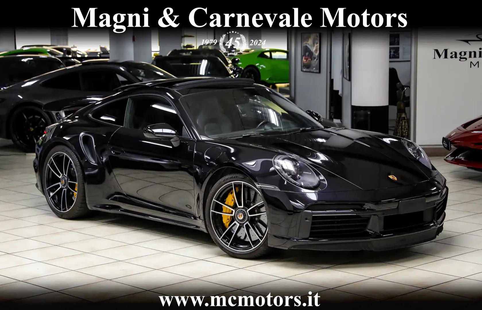 Porsche 992 TURBO S|LIFT SYSTEM|TETTO|BOSE|SCARICO|LED MATRIX Zwart - 1