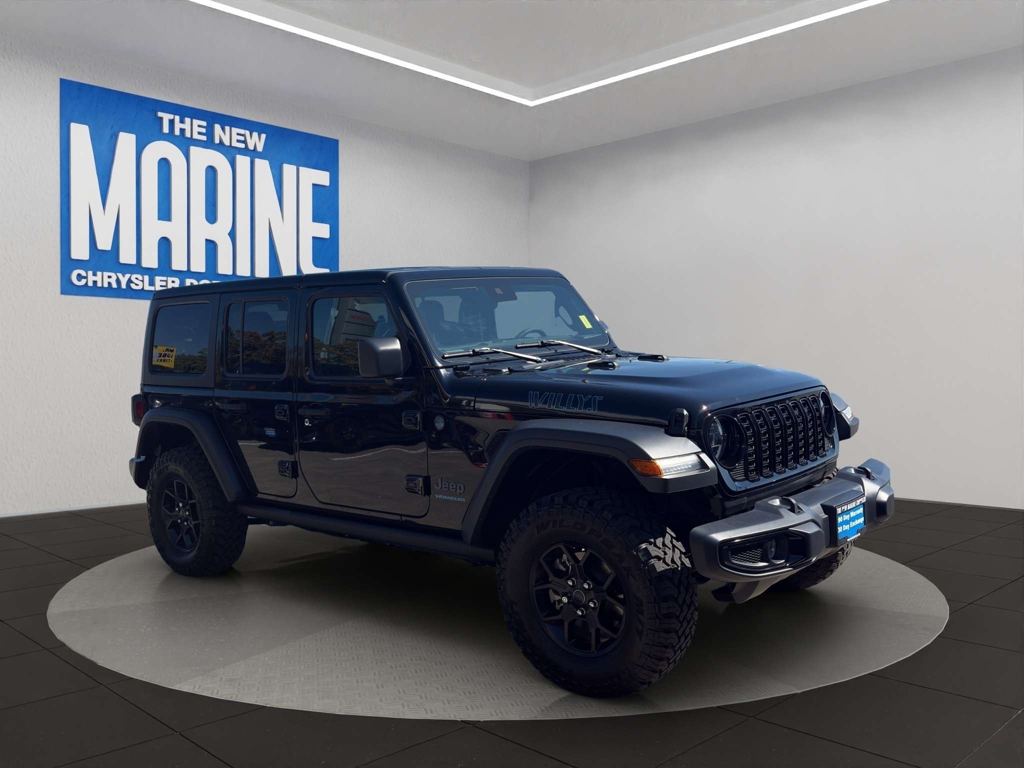 Black 2025 Jeep Wrangler 4xe SUV / Crossover Four-Wheel Drive 8-Speed Automatic