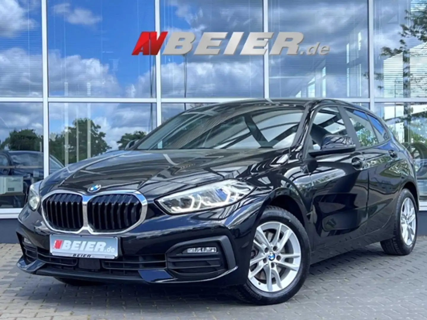 BMW 118 d beheiztLenkrad el.Heckkl. FernlichtAssi DAB SHZ Schwarz - 1