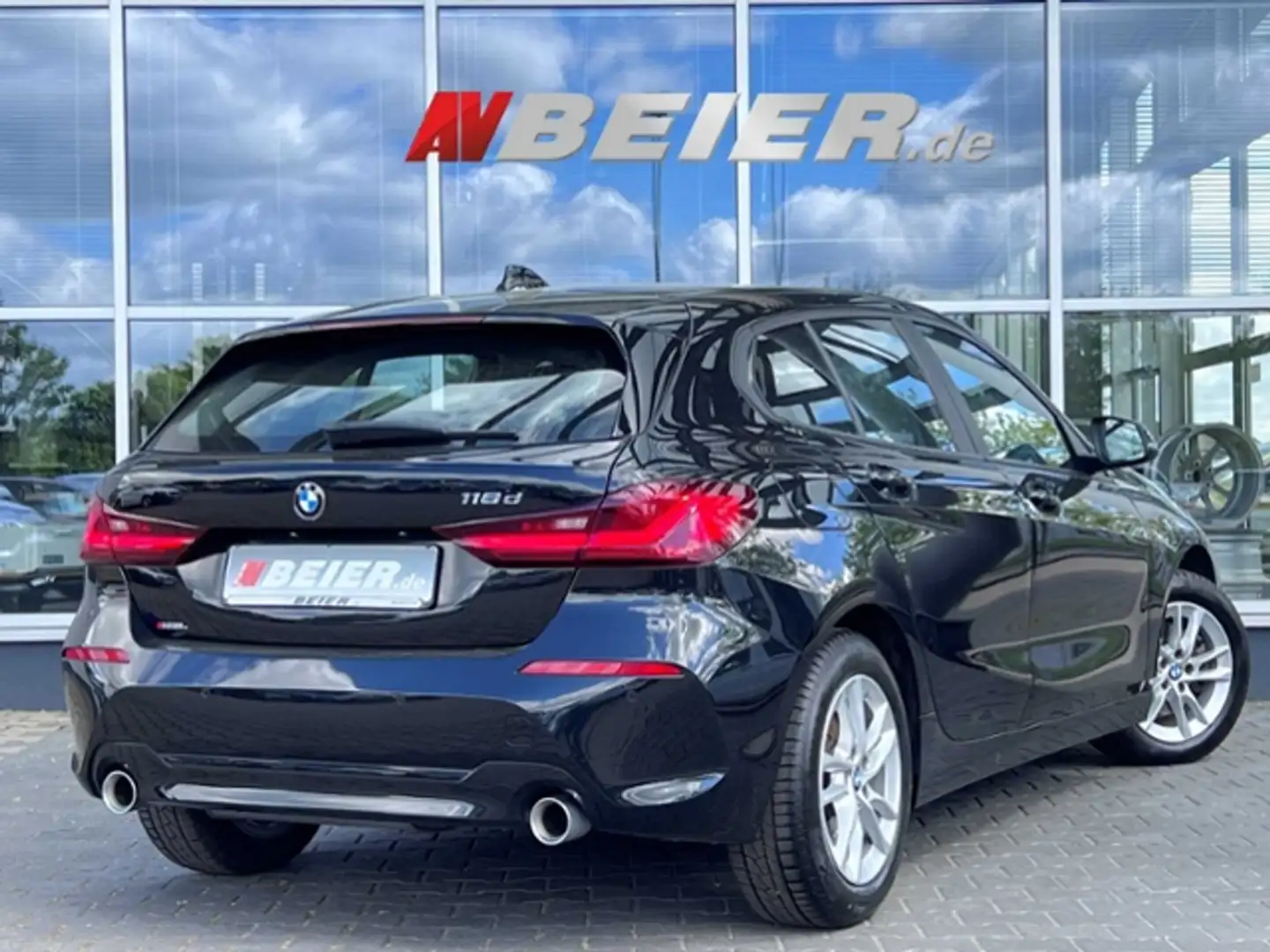 BMW 118 d beheiztLenkrad el.Heckkl. FernlichtAssi DAB SHZ Noir - 2