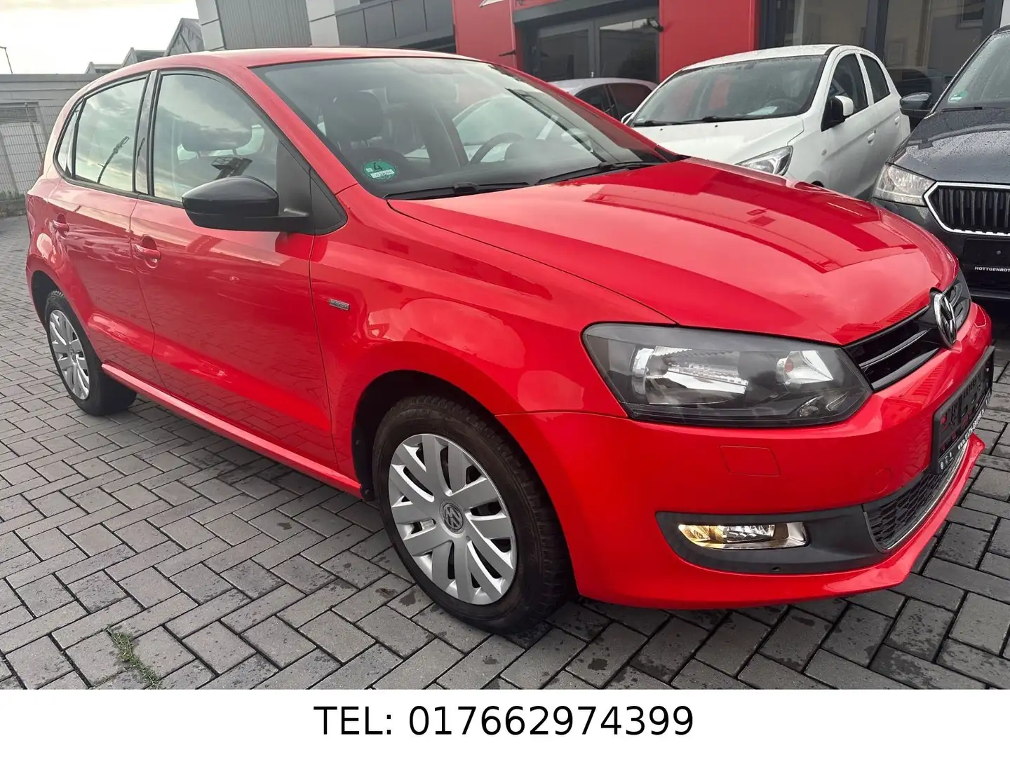 Volkswagen Polo V Match/Nur 38588 Km/ 1 Hand/Voll Service Rojo - 1