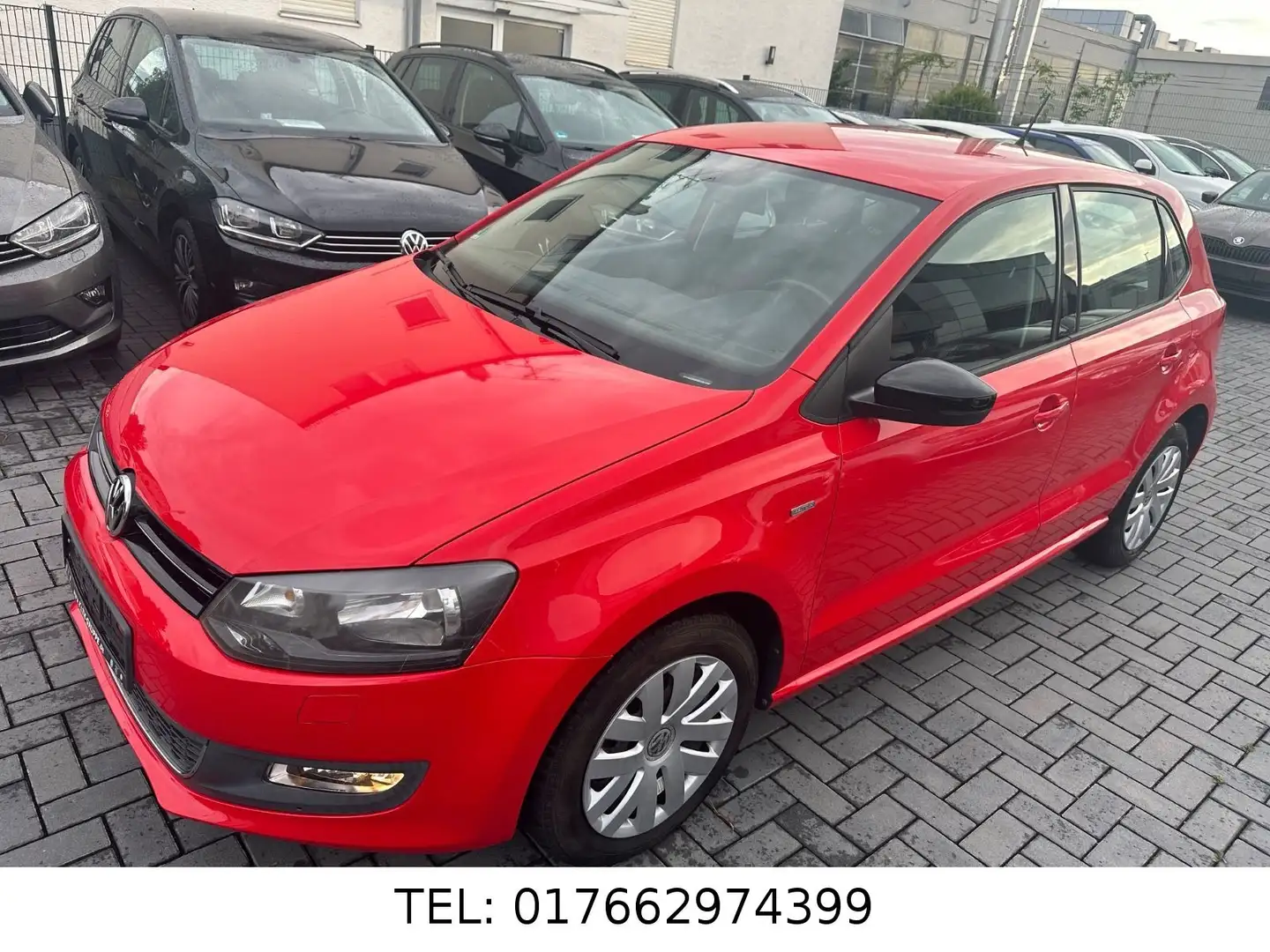 Volkswagen Polo V Match/Nur 38588 Km/ 1 Hand/Voll Service Rojo - 2