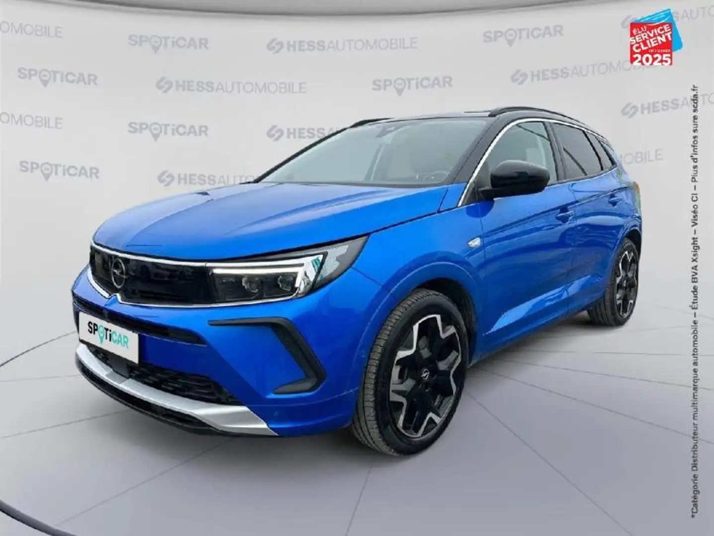 Opel Grandland 1.6 Turbo 300ch Hybride Ultimate 4x4 Bleu - 1