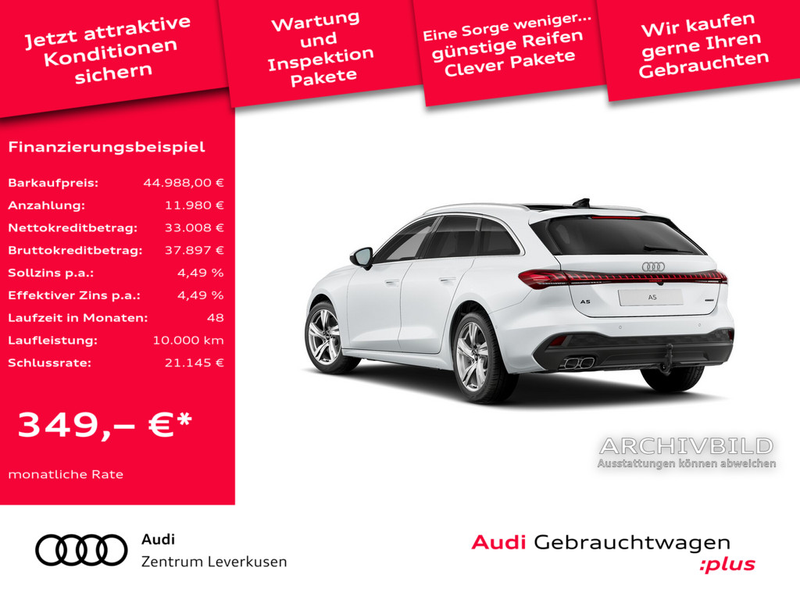 Audi A5 Avant quattro PANO ACC AHK NAVI VIRT LEDER — photo 2