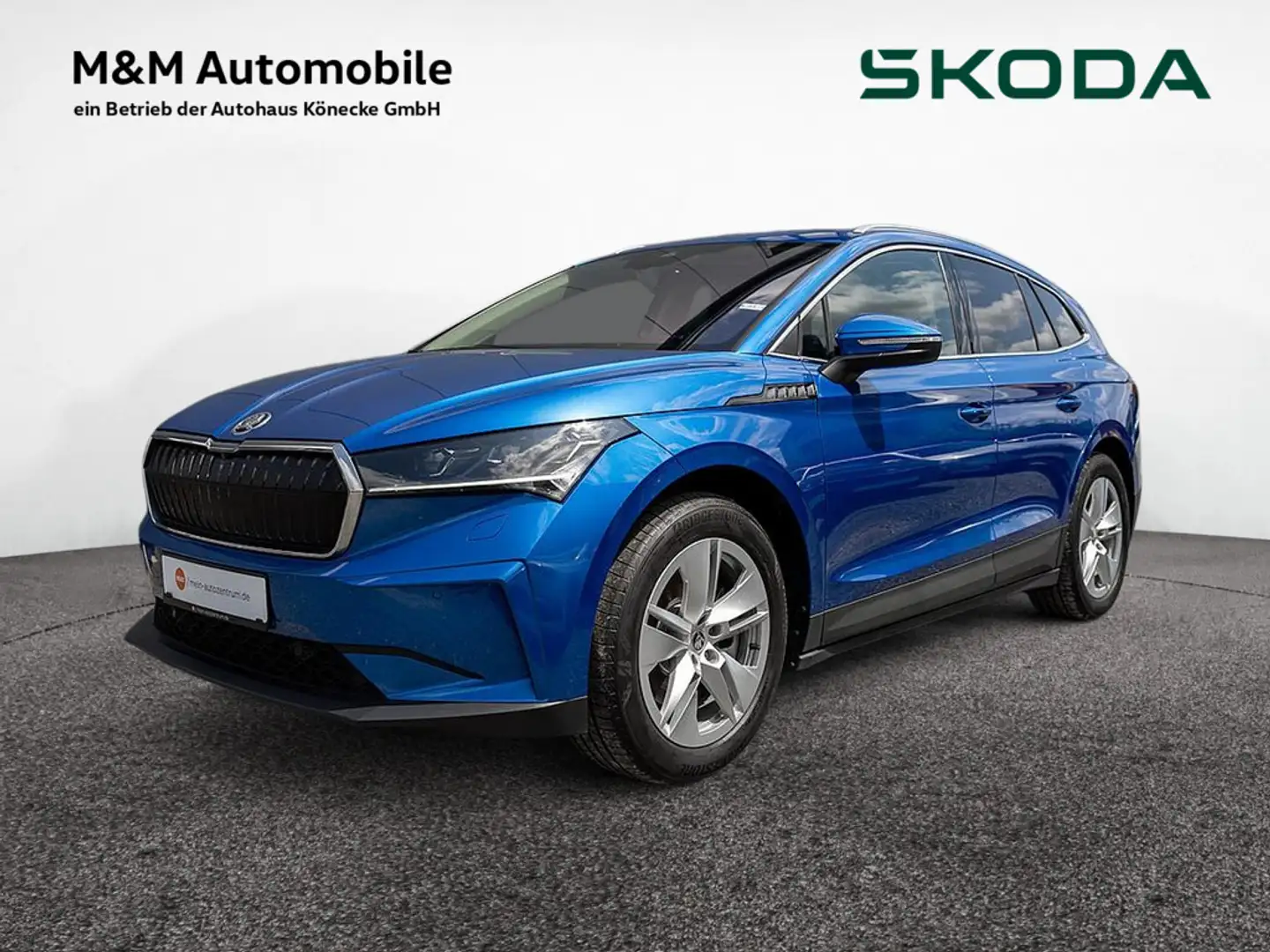 Skoda Enyaq iV 80 Lodge KAMERA ALU NAVI ACC KLIMA Blau - 1