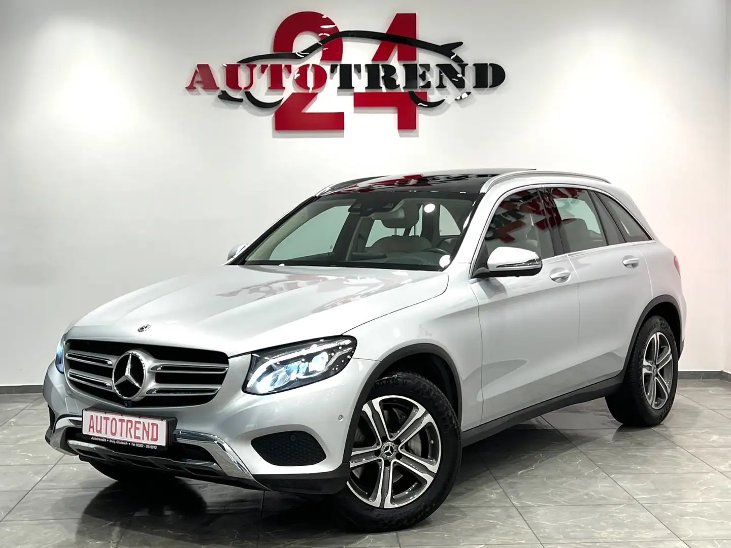 Mercedes-Benz GLC 250 d 4Matic PANORAMA+360 KAMERA+HEAD UP+LED Серебристый - 1